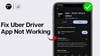 How To Fix Uber Driver App Not Working 2024 | Uber Driver Not Working Fix