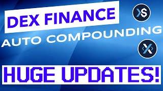 DEX Finance Huge Updates! #crypto #passiveincome #yieldfarming