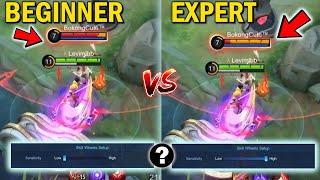 PRO LING GUIDES FOR BEGINNERS | LING BEST SENSITIVITY SETTING TUTORIAL | MOBILE LEGENDS