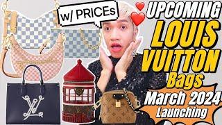 UPCOMING LOUIS VUITTON Bags(w/PRICE) Launching MARCH 2024 NAUTICAL & DAMIERLICIOUS VERNIS Collection