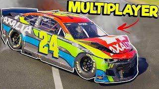 Getting Crashed in Online Lobbies is FUN?! (NASCAR 21 Ignition Multiplayer)