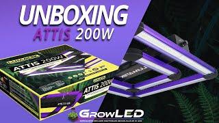 Lumatek ATTIS 200W - Unboxing this LED Grow Light for indoor growers - GrowLEDEUROPE