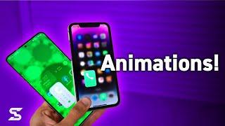 One UI 5 BETA 2 vs iOS 16: Animations!