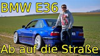 BMW E36 Coupe Pandem M54B30: Ab auf die Straße mit neuen Felgen.