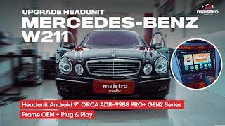 MERCEDES BENZ E-CLASS W211 2003-2009 UPGRADE HEAD UNIT ANDROID | BISA APPLE CARPLAY & ANDROID AUTO