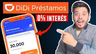 Me dieron un préstamo sin intereses con Didi Préstamos