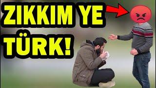 SURİYELİ'LERİN YANINDA KURU EKMEK YEMEK!! - SOSYAL DENEY