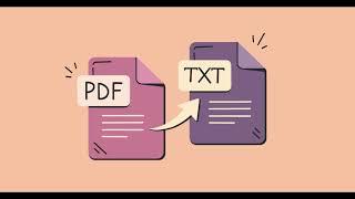 How to Convert PDF to Text File - Easy Tutorial