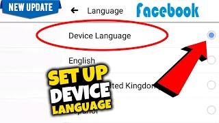 How to set up device language in Facebook Apps 2024 [ update ]