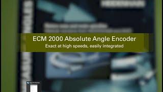 ECM 2000 absolute angle encoder: high accuracy, high speeds and easy integration