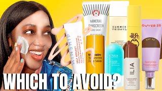 Trying 13 Mineral Sunscreens in 13 Mins on Darker Skin