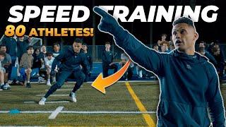 Full Team Sports Performance SPEED, AGILITY and REACTION Training Session #BTS