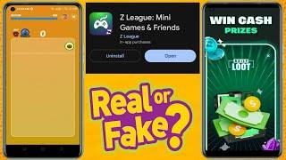 Z League How To Withdraw Money - Z League Mini Games & Friends - Z League Real Or Fake