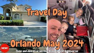 Travel Day | Disney World & Universal | Orlando Vlog Series | LHR to MCO | May 2024