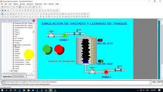 Simulacion de  Vaciado y llenado de tanque en STUDIO 5000 Y FTV ME