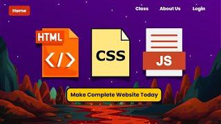 How To Create A Website using HTML & CSS  Step by Step Tutorial