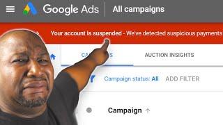 Google Ads Suspended For Suspicious Payment Activity: 5 Things You Need To Fix (2023)