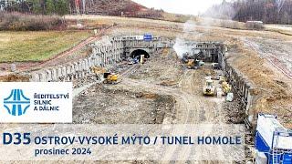 D35 OSTROV-VYSOKÉ MÝTO + RAŽBA TUNELU HOMOLE