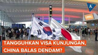 China Tangguhkan Visa Kunjungan Jepang dan Korea Selatan