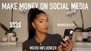 HOW TO GET BRAND DEALS ON SOCIAL MEDIA | HOW TO REALLY MAKE MONEY OFF OF SOCIAL MEDIA