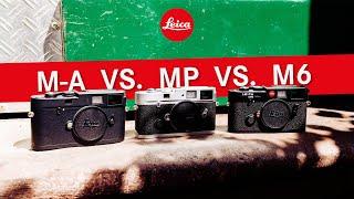 Die beste analoge Leica M Kamera?! I M6 vs. MP vs. M-A