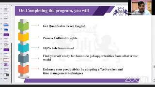 TEFL (Teaching English as a Foreign Language) Webinar