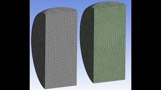 Ansys Meshing - Face Meshing (Making structured mesh on surface)