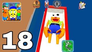 Sponge Neighbor Escape 3D New Update Gameplay Level 18