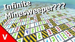 INFINITE Minesweeper in Minecraft!!!!!