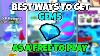 *NEW* BEST WAYS TO GET GEMS AS A F2P PLAYER In Pet Simulator 99!