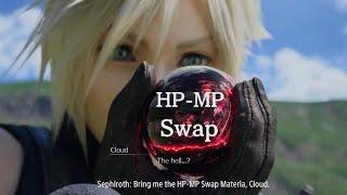 Cloud Solo vs Sephiroth on Hard Mode | (World Record? - 01:24) | HP-MP Swap FF7 Rebirth