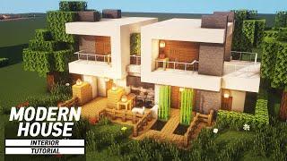 Minecraft: How To Build A Modern House Tutorial :: Small Modern House #76