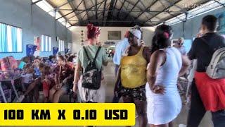 THE TRIP OF 100 KM FOR 10 CENTS. This is how people travel in Cuba (Matanzas)