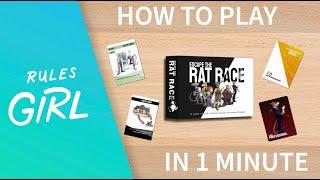 How to Play Escape the Rat Race in 1 Minute - Rules Girl
