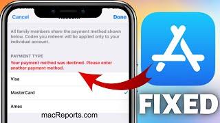 Your Payment Method was Declined Update It or Provide a New Payment Method And Try Again| IPhone