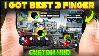 I Got Best 3 Finger Pro Custom HUD | 3 Finger Controls Free Fire | 2024