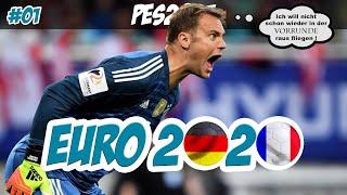 EURO 2020 DEUTSCHLAND vs FRANKREICH | PES 2021