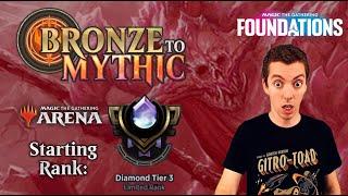  Bronze To Mythic: Episode 20 - Starting Rank: Diamond 3 - MTG Arena:  Foundations 