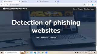 Phishing websites detection using machine learning with flask web application | ieee projects