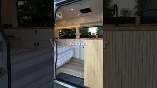 30s Van Tour | Custom Camper Van for Solo Vanlife #campervanconversion #camperconversion #vanlife