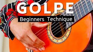 How to play GOLPE | Flamenco Guitar Lesson