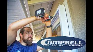How To Install Security Screens | Campbell | 800-580-9997