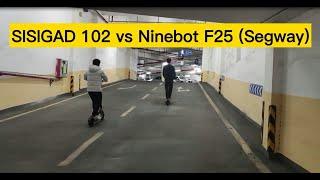 SISIGAD 102 VS Segway Ninebot F25 at 20-degree Climbing, Which One Is Right for You?