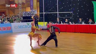 Hồng Anh - Trung Kiên giành HCV Dance Sport nội dung Rumba SEA Games 31