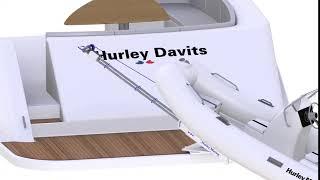 Hurley H3O PLUS Dinghy Davit by BHG Marine