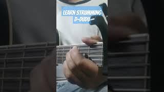 Learn easy Guitar strumming D-Dudu