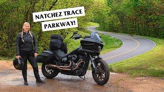 Riding the ENTIRE Natchez Trace Parkway in Two Days! Solo Motorcycle Road Trip