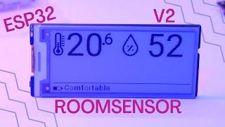 Smart Room Sensor V2 | ESP32 | E-Paper display