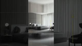 3D max. Revit modeling.corona Render bed room