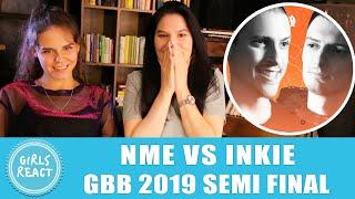 Girls React. NME vs INKIE | Grand Beatbox Battle 2019 | LOOPSTATION Semi Final. React to beatbox.